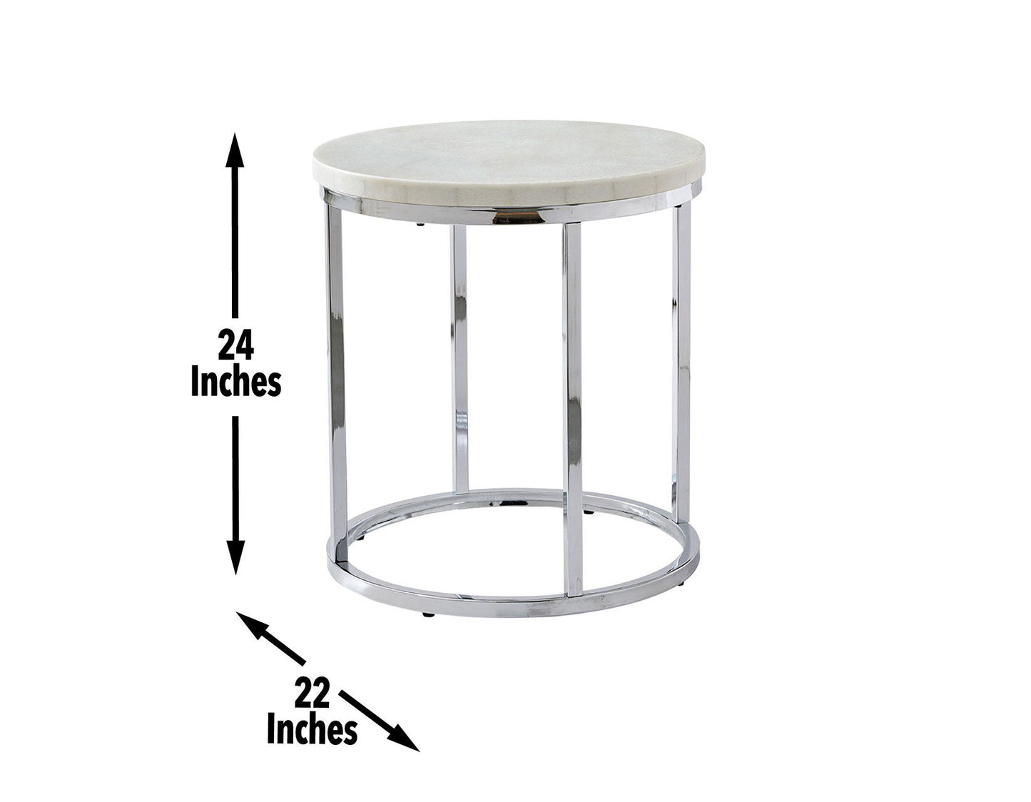 Echo - Marble Top Round Table