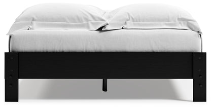 Finch - Queen Platform Bed - Black