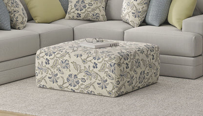 Stockbridge - Cocktail Ottoman - Denim