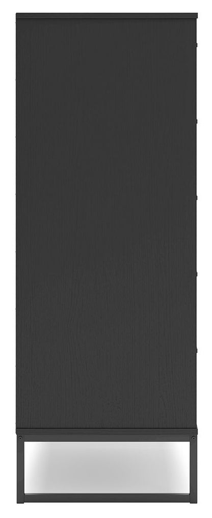 Socalle - Five Drawer Chest - Black