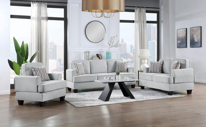 U418 - Sofa - Shimmer Silver