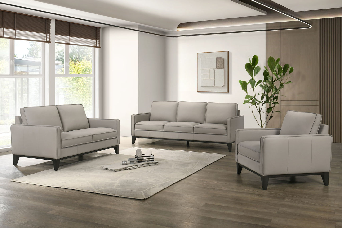 Aaron - Sofa - Mist Gray
