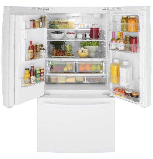 25.6 cu. ft. French Door Refrigerator in White, ENERGY STAR