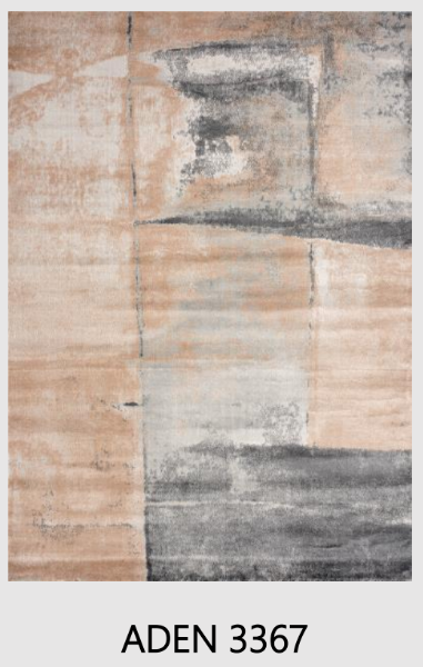 Aden Rust & Gray Area Rug