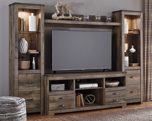 Trinell 4-Piece Entertainment Center w/Fireplace Option
