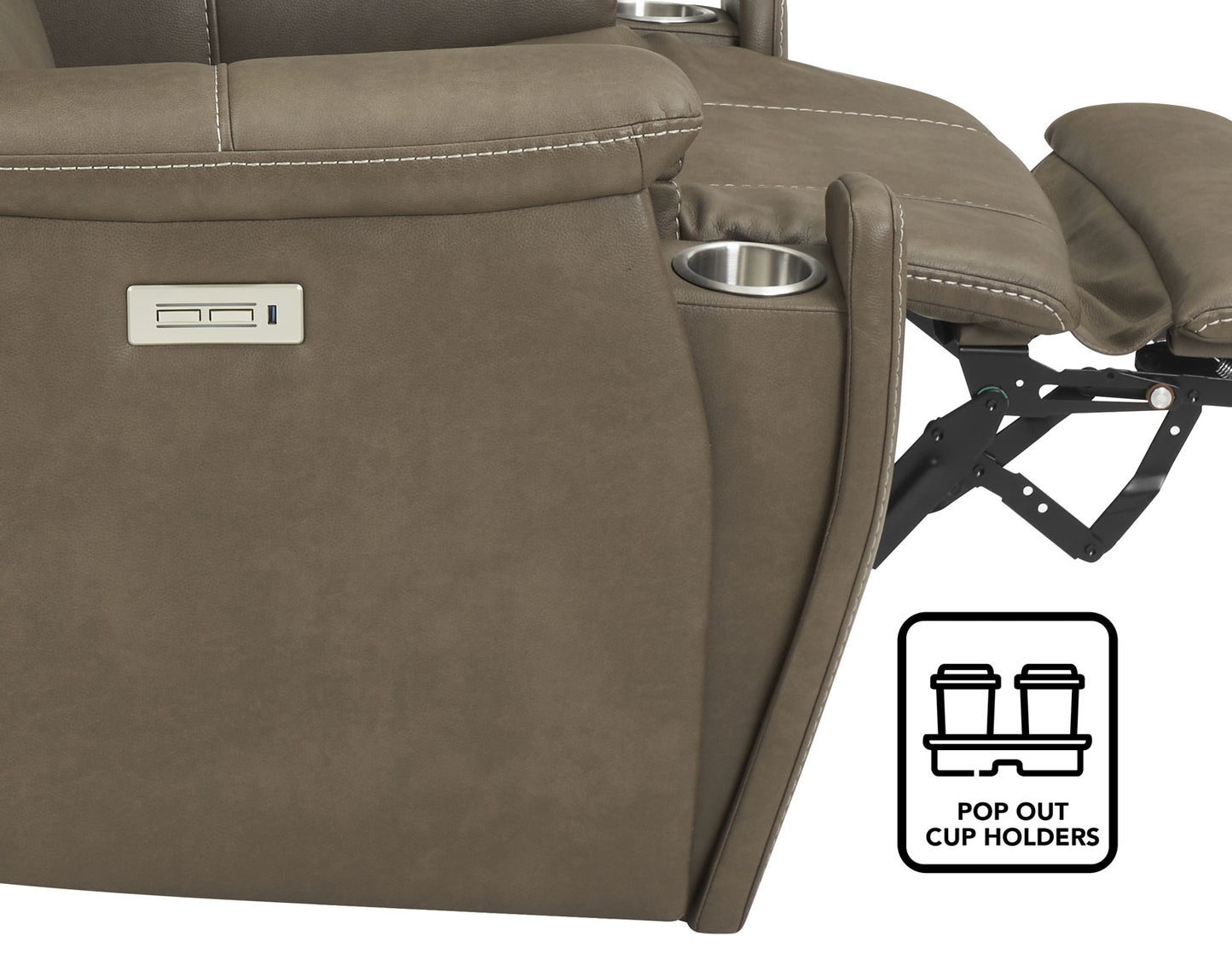 Adelaide Dual Power Recliner