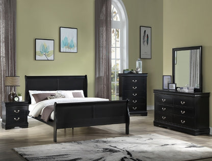 Louis Philip 4 PC Bedroom Group