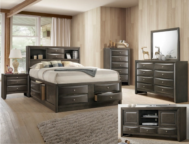 Emily 3 PC Storage Bedroom Set