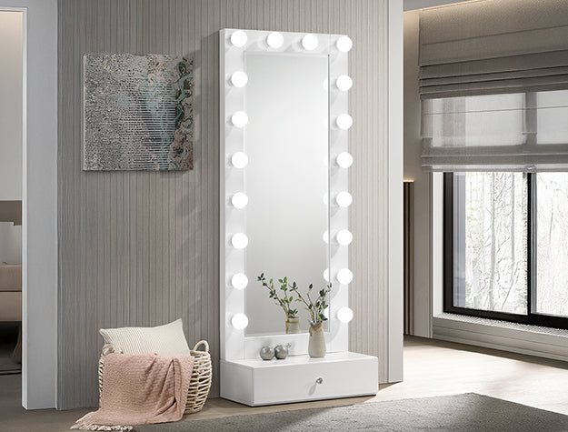 Tocador alto iluminado Luxo con cajón