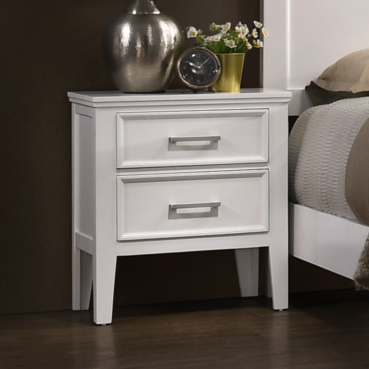 Andover White Nightstand