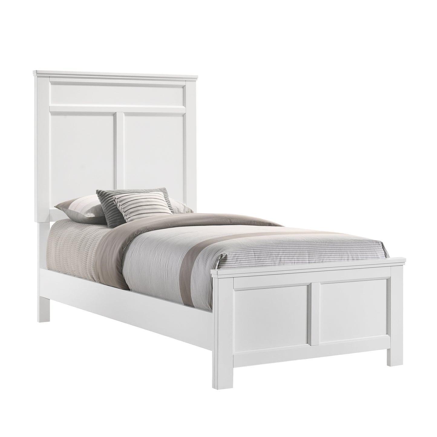 Andover White Bed