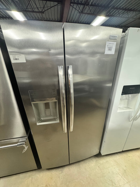 Gallery 36 in. 22.3 cu. ft. Counter Depth Side-by-Side Refrigerator in Smudge-Proof Stainless Steel OUTLET