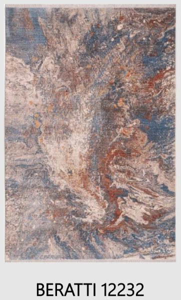 Beratti Twilight Blue/Rust Area Rug