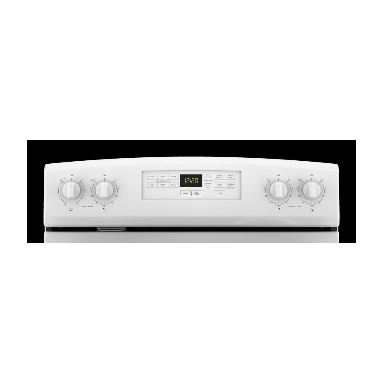 30" Freestanding Electric Range with 4 Elements - White