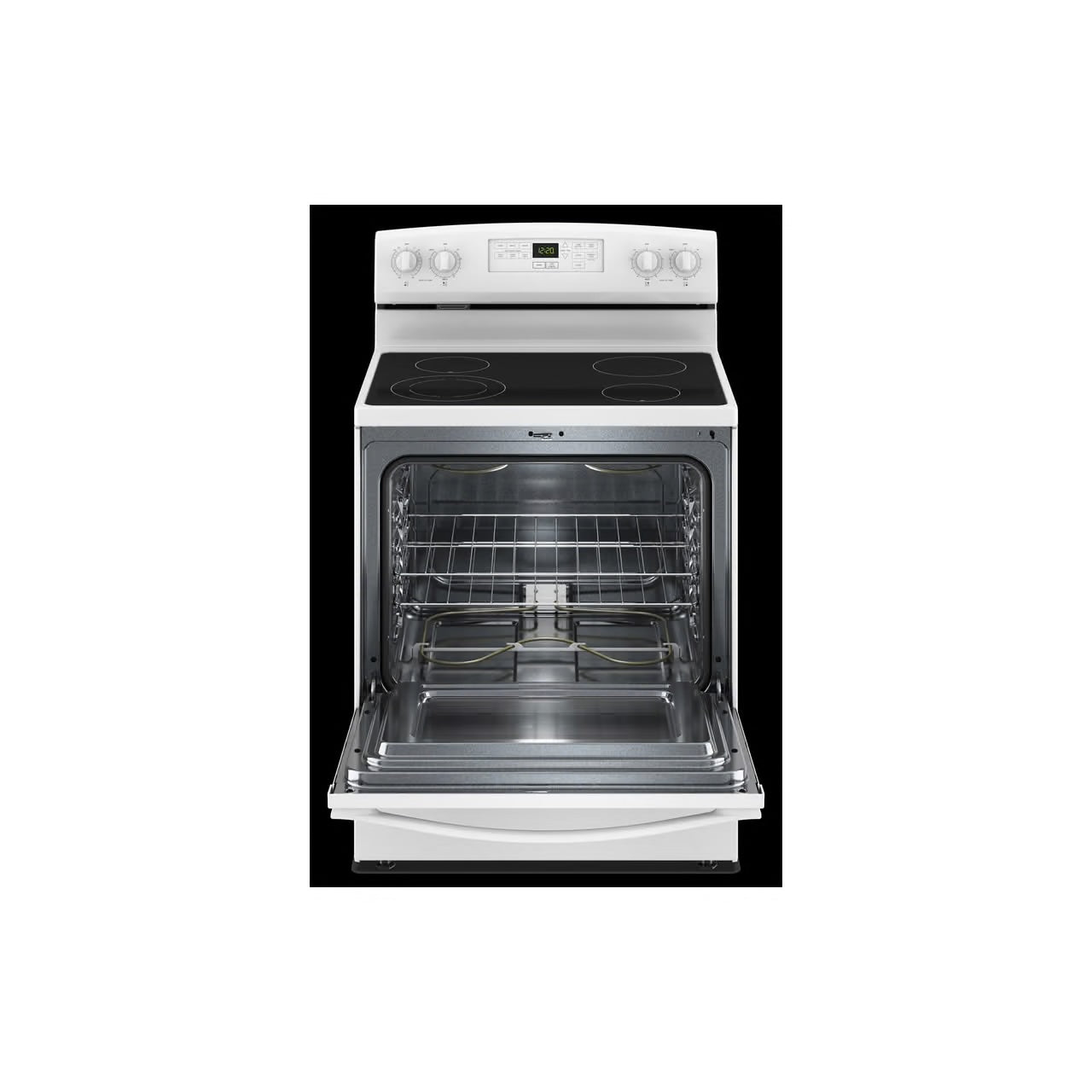 30" Freestanding Electric Range with 4 Elements - White