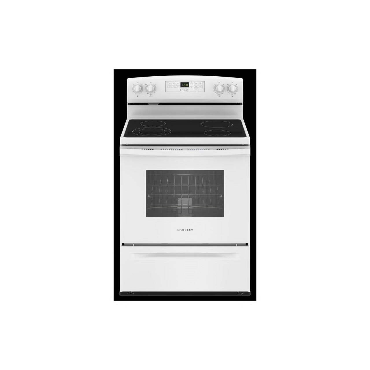 30" Freestanding Electric Range with 4 Elements - White