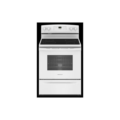 Cocina eléctrica independiente de 30" con 4 elementos - Blanca