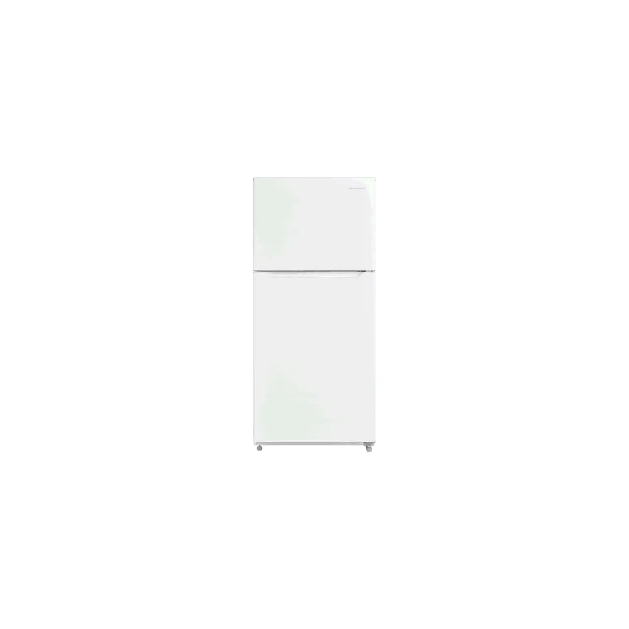 20.2 Cu Ft Top Mount Refrigerator with LED Lighting - White