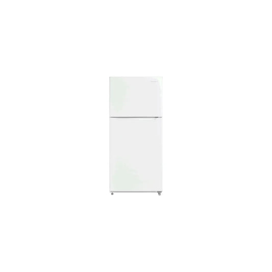 20.2 Cu Ft Top Mount Refrigerator with LED Lighting - White