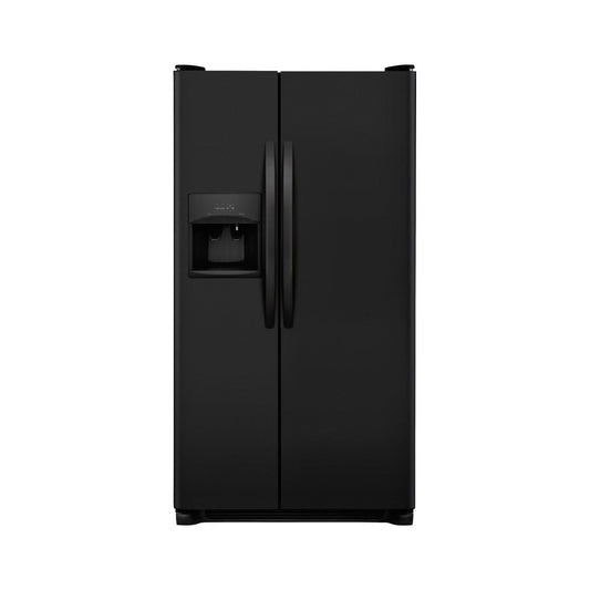 Crosley 22.3 Cu Ft Side By Side Refrigerator - Black