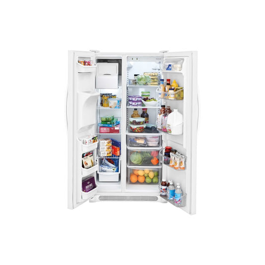 Crosley 22.3 Cu Ft Side By Side Refrigerator - White