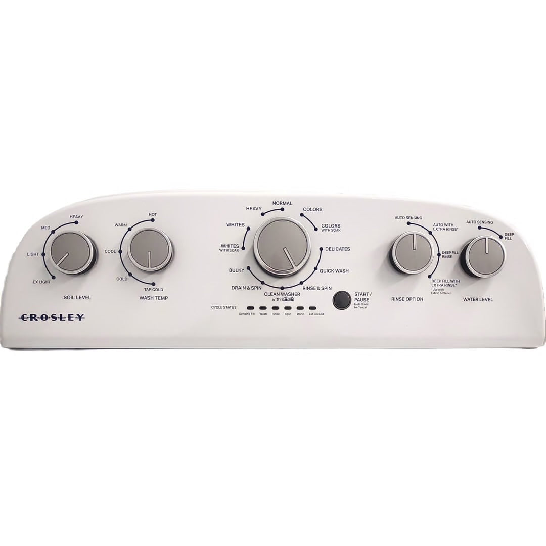 Lavadora CROSLEY TL Wash de 3.8 pies cúbicos, color blanco