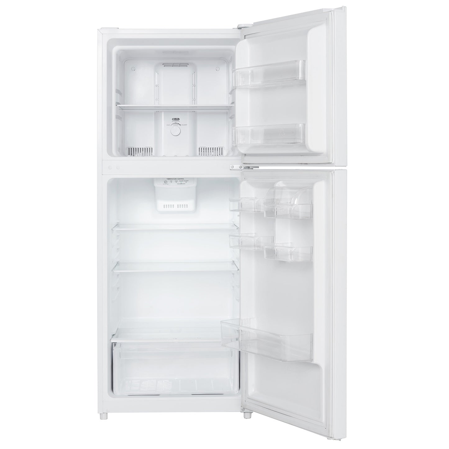 10.1 CF Top Mount Apartment Size Refrigerator in White