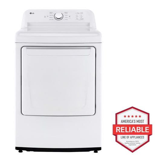 7.3 CF Ultra Large High Efficiency Electric Dryer - White