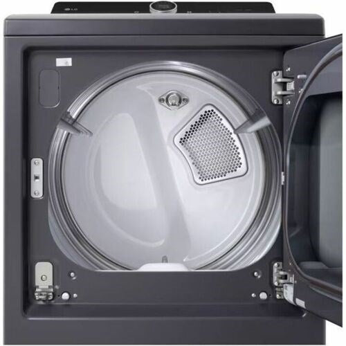 7.3 cu. ft. Vented SMART Electric Dryer in Matte Black with EasyLoad Door, TurboSteam and Sensor Dry Technology