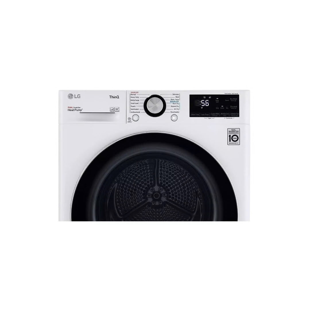 4.2 CF / 24" Compact Electric Dryer, ThinQ - White