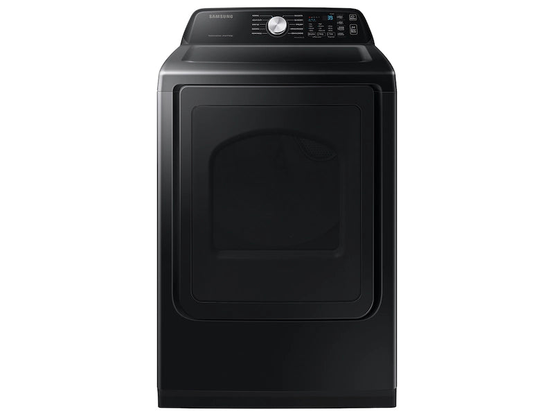 7.4 cu. ft. Vented Front Load Smart Electric Dryer with Sensor Dry in Brushed Black