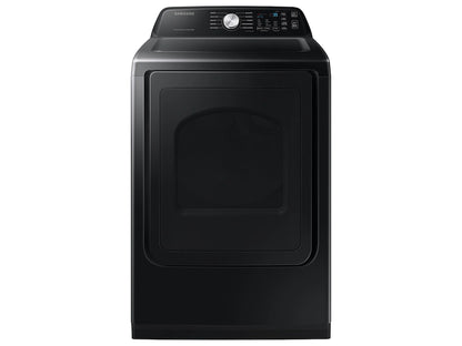 7.4 cu. ft. Vented Front Load Smart Electric Dryer with Sensor Dry in Brushed Black