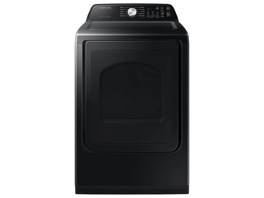 7.4 cu. ft. Vented Front Load Smart Electric Dryer with Sensor Dry in Brushed Black