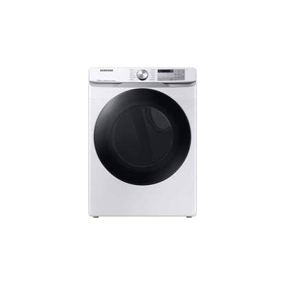 Secadora eléctrica de carga frontal de 7.5 pies cúbicos, color blanco