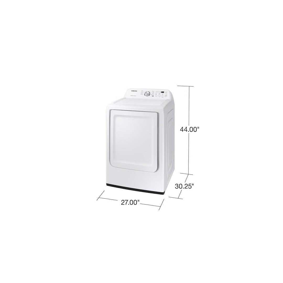 7.2 cu. ft. Vented Electric Dryer with Sensor Dry in White