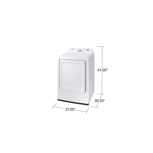7.2 cu. ft. Vented Electric Dryer with Sensor Dry in White