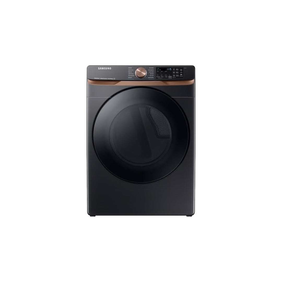 7.5 cu. ft. Smart Electric Dryer in Brushed Black with Steam Sanitize+ and Sensor Dry