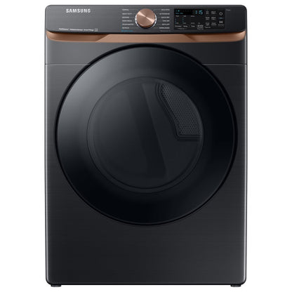 7.5 cu. ft. Vented Smart Electric Dryer in Brushed Black with Steam Sanitize+ and Sensor Dry