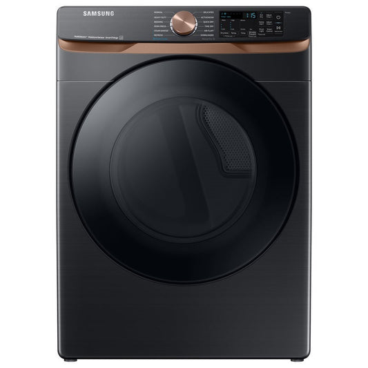 7.5 cu. ft. Vented Smart Electric Dryer in Brushed Black with Steam Sanitize+ and Sensor Dry