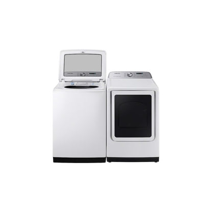 7.4 cu. ft. Smart Vented Electric Dryer with Steam Sanitize+ in White
