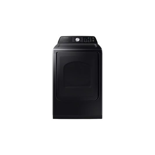 7.4 cu. ft. Vented front load Smart Gas Dryer with Sensor Dry in Brushed Black