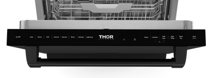 Gordon Ramsay Series 24-in Hidden (Top) Built-in Dishwasher ( Matte Black ) Third Rack , Lightning and 49-Decibel