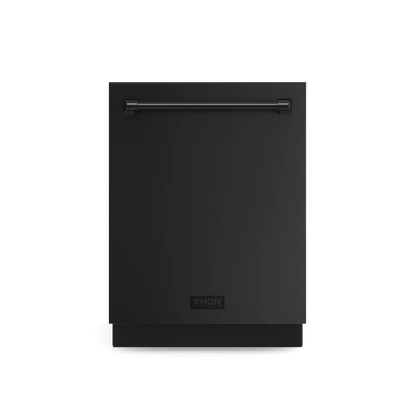 Gordon Ramsay Series 24-in Hidden (Top) Built-in Dishwasher ( Matte Black ) Third Rack , Lightning and 49-Decibel
