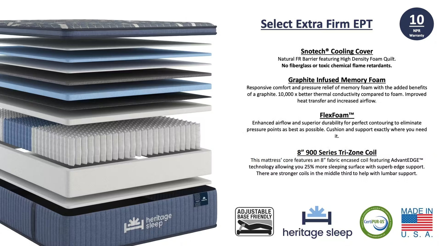 Heritage Sleep - Autograph Collection - Select Extra FIrm