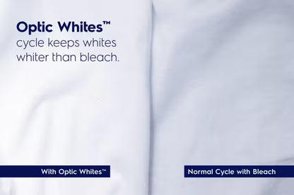 4.5 cu. ft. Stacked Washer and 8.0 cu. ft. Electric Dryer Laundry Tower in White with SmartBoost Premixing, Energy Star