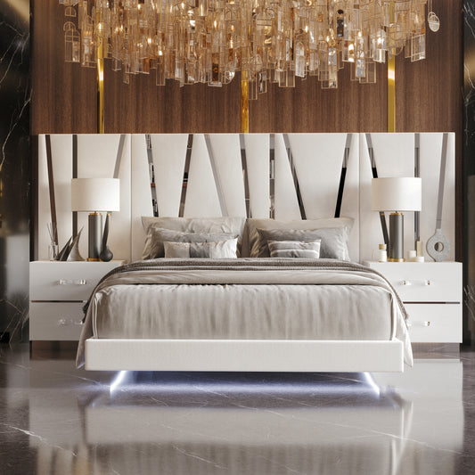 Europa 5 PC Bedroom Group w/Nightstands & Panels