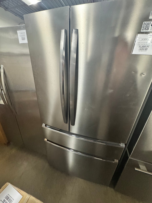 Gallery 21.4 cu. ft. Counter Depth 4-Door French Door Refrigerator in Stainless Steel with Internal Water Dispenser OUTLET