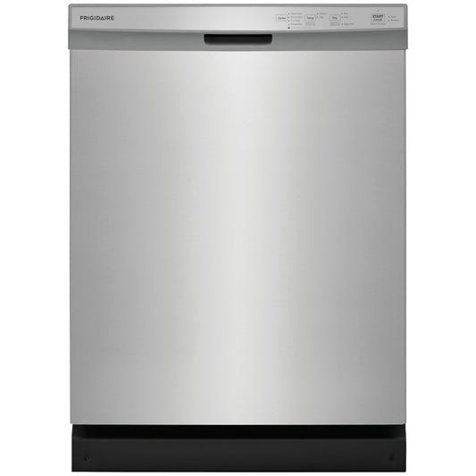 24 in Front Control Built-In Tall Tub Dishwasher in Stainless with 4-cycles and DishSense Sensor Technology