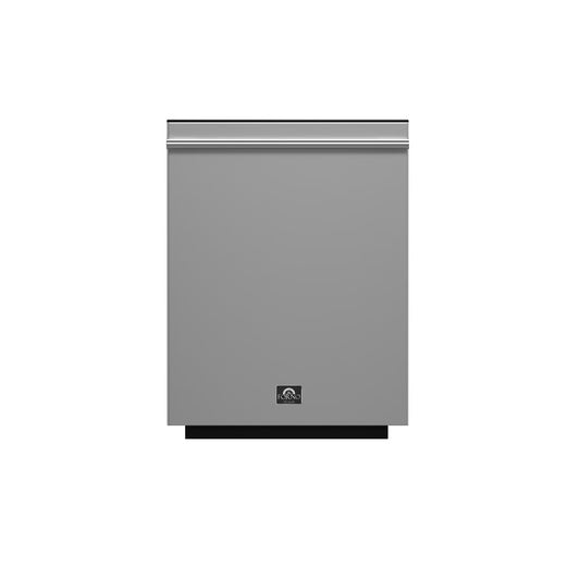 Pozzo 24 in. in Stainless Steel Pro-Style Built-In Dishwasher with Tall Tub
