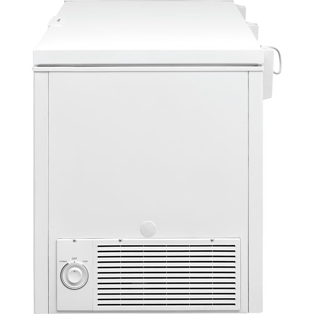 15 cu. ft. Garage Ready Manual Defrost Chest Freezer in White with LED Light and Adjustable Temperature Control